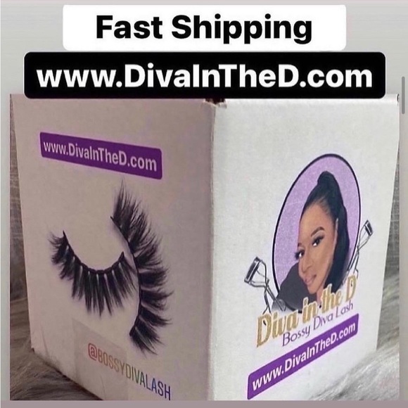 25MM Long Dramatic Mink Eyelashes Diva in the D Eyelashes - Picture 7 of 8